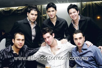 David Ogazon, Juan Madero, Roberto Muller, David Villarreal, Rodrigo Mendoza y Jorge Bitar.