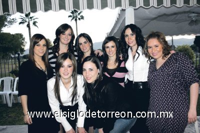 Ana Villy Estrada Villarreal, Paty Villarreal Vargas, Maritere Jiménez Algara, Paulina Garza Alarcón, Ana Sofía Rodríguez González, Ángela Navarro Pastrana, Alejandra Villarreal Ramírez y Daniela Martínez Sepúlveda.