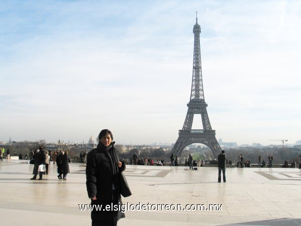 Sra. Catalina Mtz. Año nuevo en Paris.