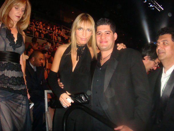 Ulises Canales y Karina Ricco evento los Latin Grammy el noviembre pasado en las Vegas, Nv.