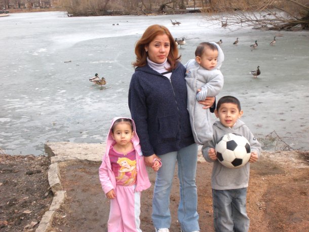 Familia Garduza Martínez radicada en Chicago Ill. marzo 20 2008