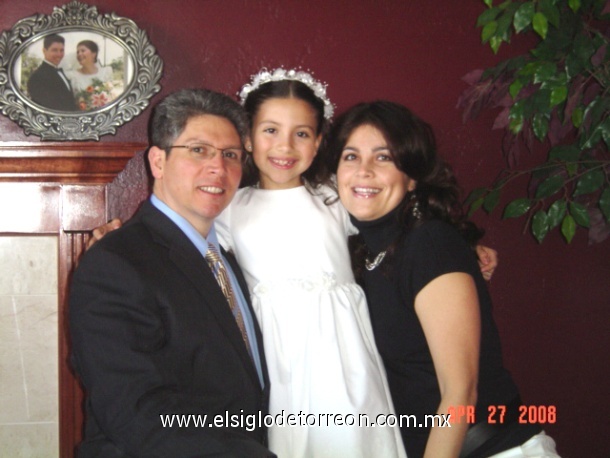 Celebrando primera comunion de nuestra hija Andrea Carolina Alonso, desde la Cd. de Appleton, Wisconsin.