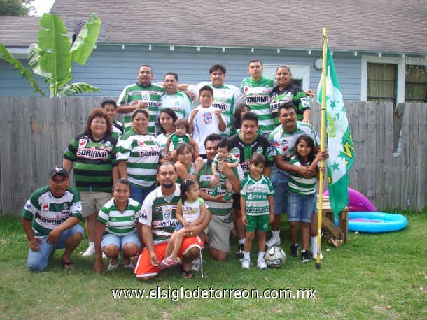 Fanáticos del santos de corazon Primero de Junio del 2008 Houston TX