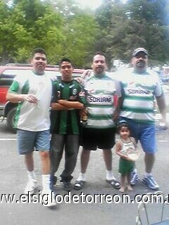 Flavio Cesar Romero, José Ángel Rodríguez, Jesús Morales y Barbarita en el domingo de la final del super Santos en Denver CO. USA.