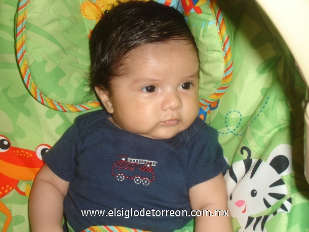 Carlos A. Ávila de 2 meses de edad, hijo de padres Laguneros Carlos y Patty Trevino de Ávila, quienes radican en Houston, Tx