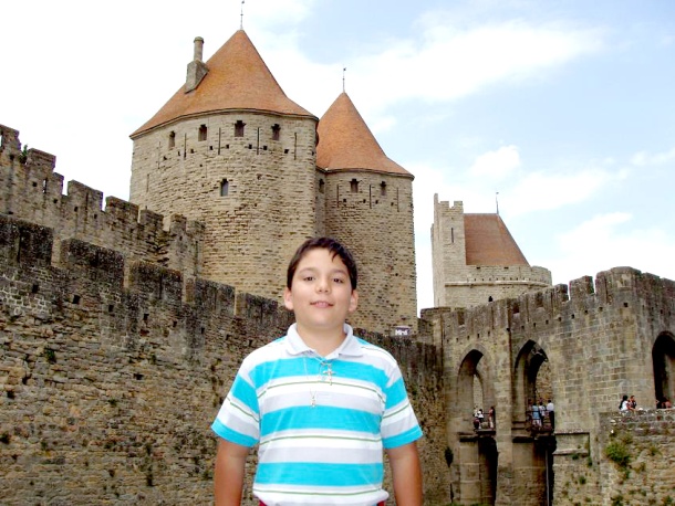 José Carlos Padilla Hermosillo en Carcassonne, Francia.