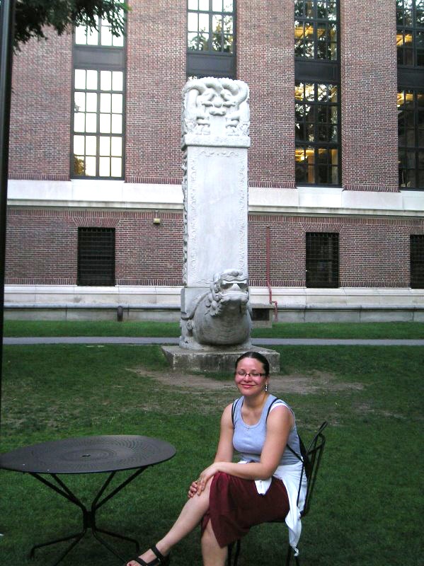 Violeta Fabiola Robles en la Universidad de Harvard Agosto 2008.