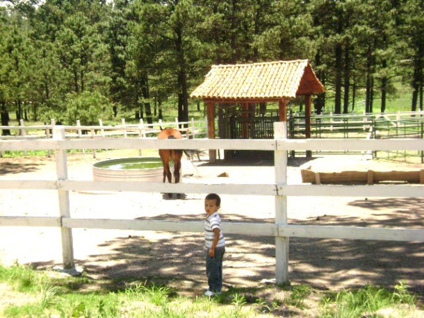 André disfrutando de la sierra