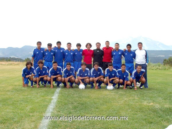 Equipo de futbol Soccer varonil ITESM CL, en Aspen Colorado, USA.