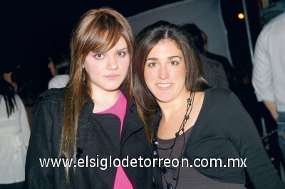 Susana Portilla y Mariana Gómez.