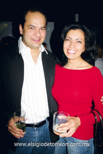 Manolo González y Alejandra Mena.