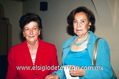 Clara de Flores y María Teresa Iglesia.