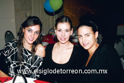 Jackie Jaik, Sabrina Rubio y Daniela Murra de Cuellar