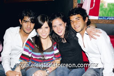 Jorge Batres, Paulina Villarreal, Andrea Diez y Hassan Chaúl.