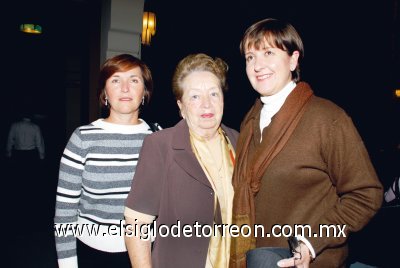 Cecilia Muñoz, Lilia Cortés de la Peña y Lilia de la Peña