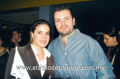 Marcela Garza y Alejandro Gigi.