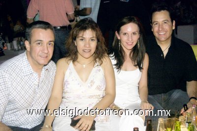 Beto, Charo, Farah y Chuy Marcos.