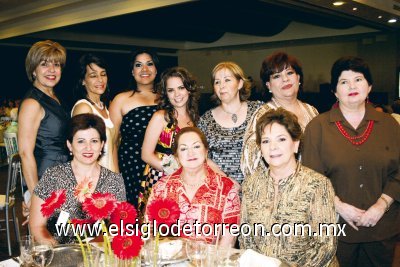 Marisol Viesca, Odila de García, Susana de Jalife, Gloria de García, Adriana de García, Laura Daniela Carrillo, Alicia Jalife, Jilma de Ysais, Laura Ramos de Carrillo y Ana Luisa V. de González.