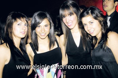 Mariana, Daniela, Norma y Gaby.