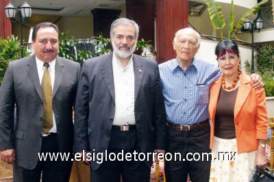 Sigfirdo Macías, Mohammad Hassan, R.P. Rodríguez Tenorio e Imelda Ortíz.