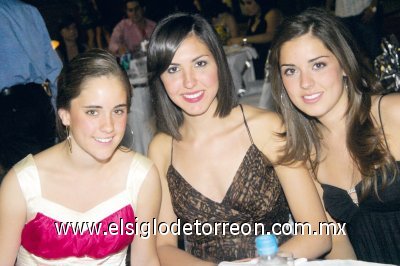 Cristina Elizondo, Gaby Kort y Ana Fernanda Bremer.