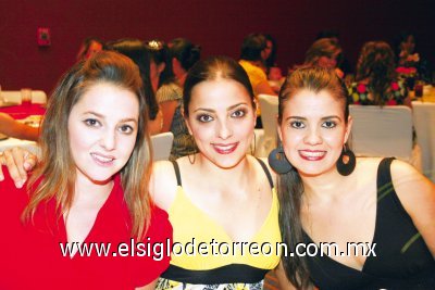 Maty de Solana, Ileana de Aguirre y Margarita de Carmona.