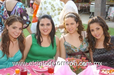 18052008
Dora Alicia Flores, María Amarante, Adriana Cepeda y Mariana Álvarez.