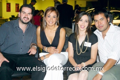 Laura Valdés Reyes, Jaime Díaz Backmann, Liz Tahay y Eugenio González.