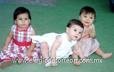 09062008
Ana Sofi Mendoza, Miranda Murra y Camila Cardona.