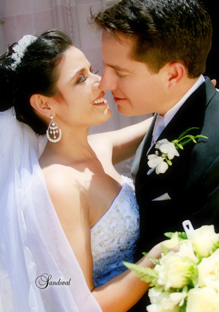 Luis Barssé Navarro y Alejandra Álvarez Hernández contrajeron nupcias en la parroquia Los Ángeles el sábado 17 de mayo de 2008. 

Estudio Sandoval