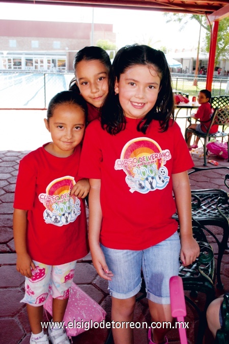 Natalia Alcorta, Bárbara del Río y Bárbara Chaul.