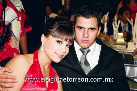 Bárbara Rendón y Pedro Garza.