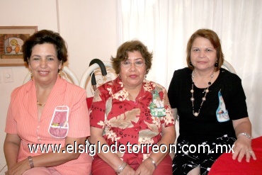 02082008
Mercedes Elizondo, María Rosa Rodríguez Lozano y Delia Rodiles Mercado