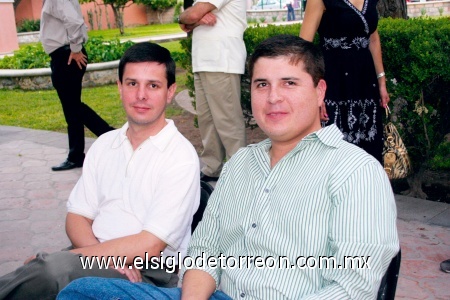 Javier Robles y Jorge Mares.