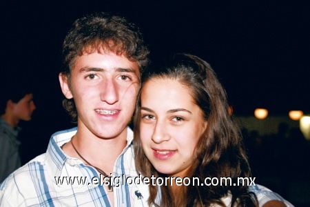 Fernando Royo y Daniela Sánchez.