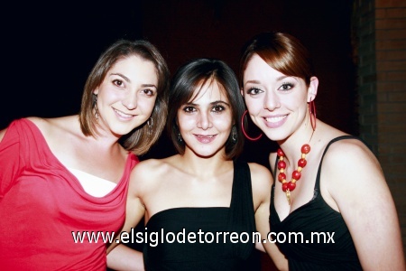 Paty Lugo, Karla Dabdou y Susu Luna.