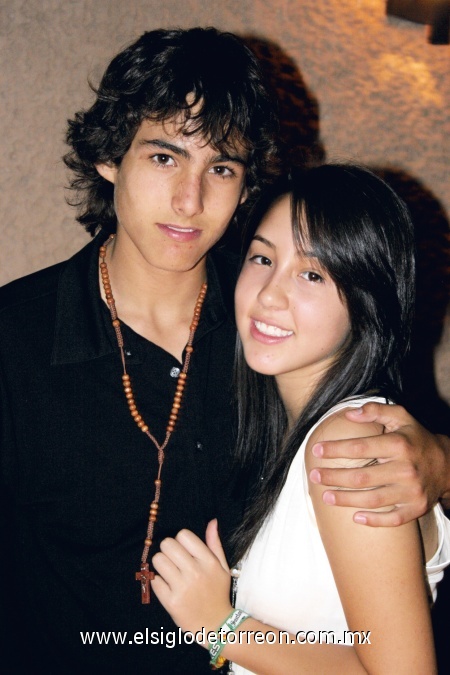 Andrés Máynez y Melisa Nogueira.