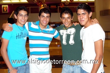 03082008
José Luis Verdeja, Alejandro Lome, Enrique Robledo y Cristian Bernal