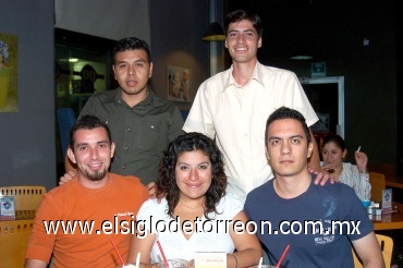 03082008
Raúl Rodríguez, Monste Chavarría, Spayros Zapata, Armando Vargas e Israel Ayala.