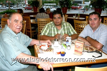 09082008
Sergio Estrella, Alejandro Mata Valadez y Nazario López Morales