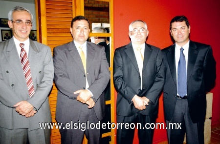 José Ramón Ruenes, Francisco Moncholi, Iñigo Belausteguigoitia y Roberto García Bredeé.