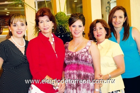 Marianto y Rosy Elizondo, Christian Baeza, Esther Jalife y Lorena Elizondo.