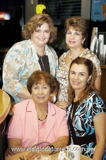 23082008
Elektra Martínez de García, Marisol García de Murillo, Patricia García de Sánchez y Elektra García de Castro