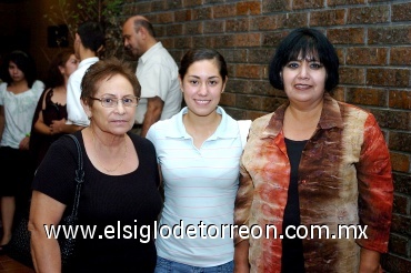 24082008
Irma Esquivel, Ana Luisa Revueltas e Irene Martínez.