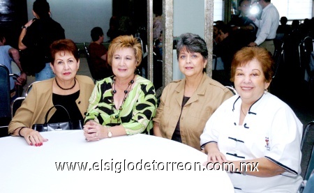 05102008
Lucy Máynez, Alfonsina Ramírez, Elvia Madero y Aurora Zorrilla