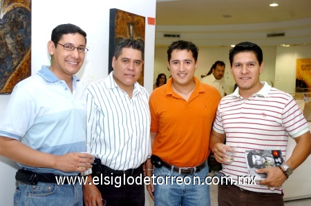 08102008
Martín Delgado, Alfredo Vázquez, Memo García y José Aguilera