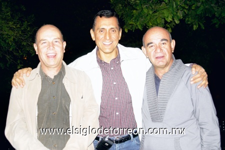 Jorge Saenz, Jorge Rodríguez y Javier Ramos.