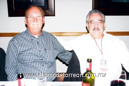 Patricio González Kipper y Juan Donal Vega.