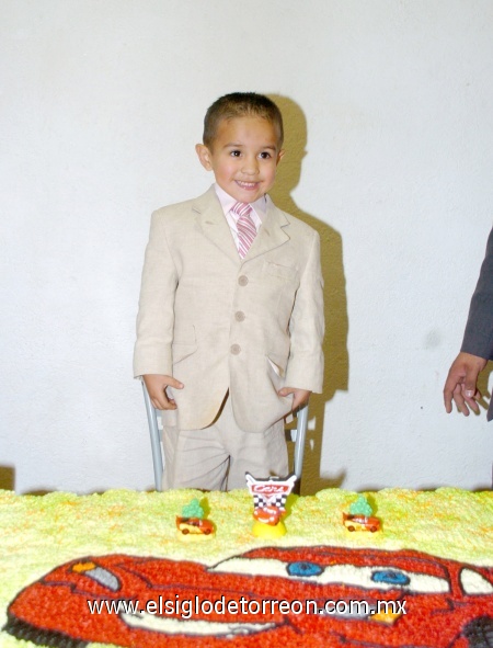 13122008
Diego Alarcón Martínez, feliz en su fiesta de tres años