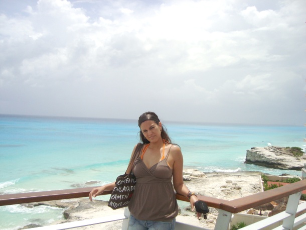 Raquel Valdés en Cancún Q. Roo, septiembre del 2008.